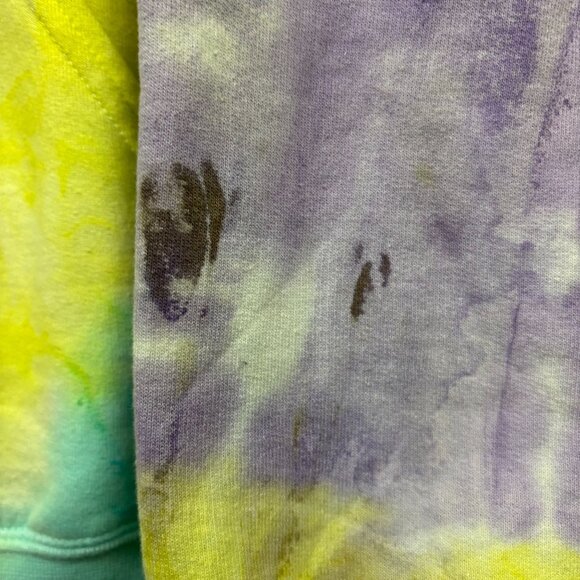 Nickelodeon Ren and Stimpy Tie-Dye Graphic Cartoon Hoodie Size Small - Picture 5 of 5